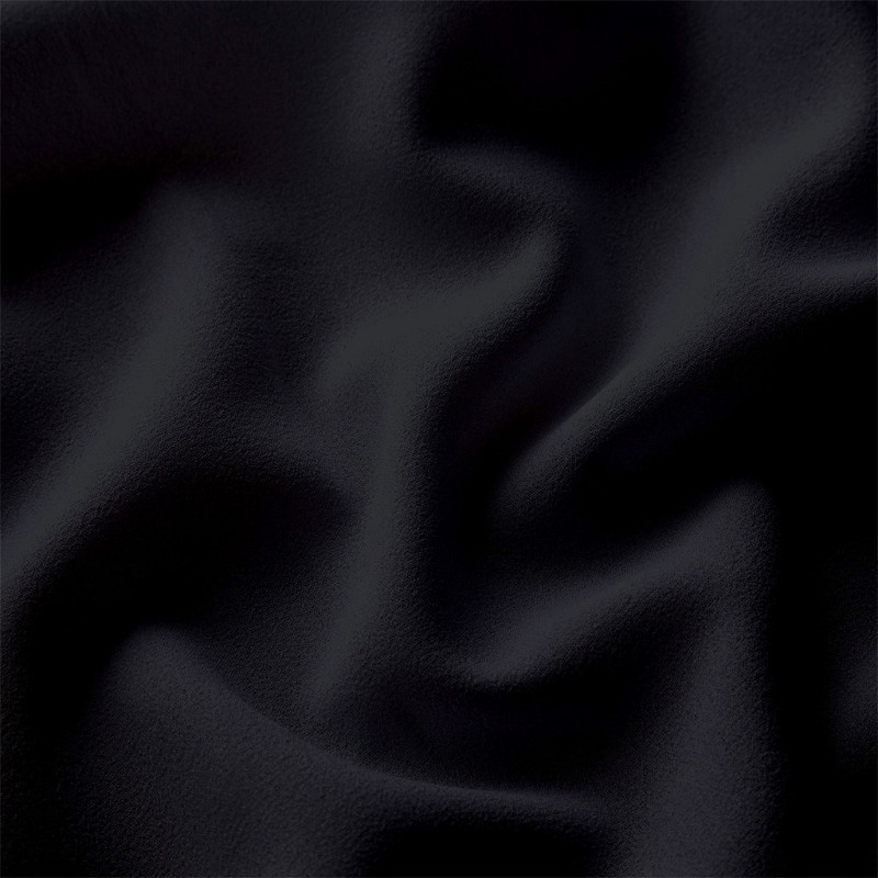 Georgette Crepe NOIR Black